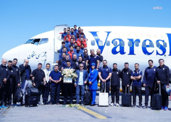 İran milli futbol takımı, hazırlık kampı için Antalya’ya gitti