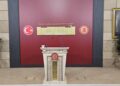 TBMM’de basın toplantıları için kullanılan salonda düzenleme