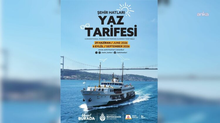 İBB Şehir Hatları, yaz tarifesine geçiyor