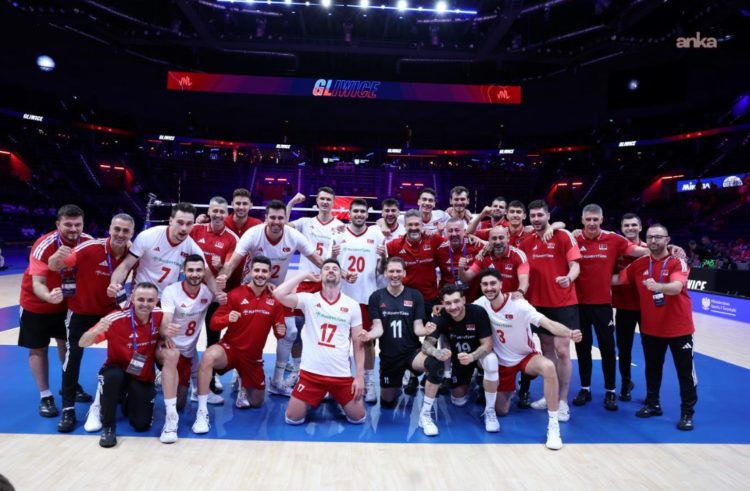 A Milli Erkek Voleybol Takımı, Çin’i 3-0 mağlup etti