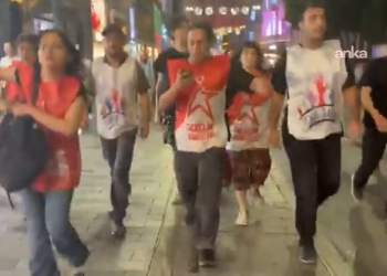 NATO Zirvesi’ni protesto eden 12 kişi Taksim’de gözaltına alındı