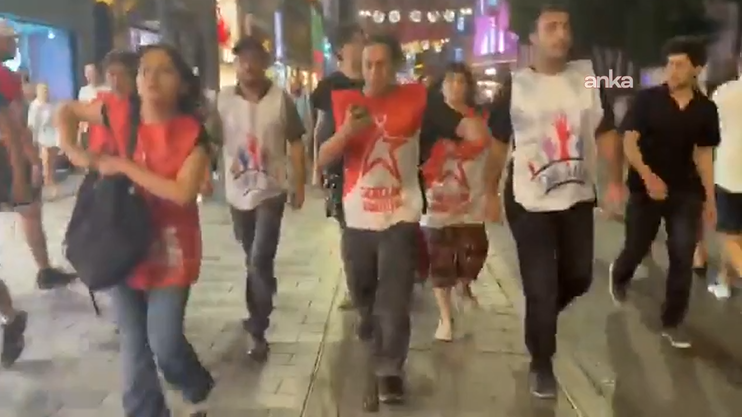 NATO Zirvesi’ni protesto eden 12 kişi Taksim’de gözaltına alındı