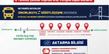 Metrobüs seferlerine 15 Temmuz düzenlemesi