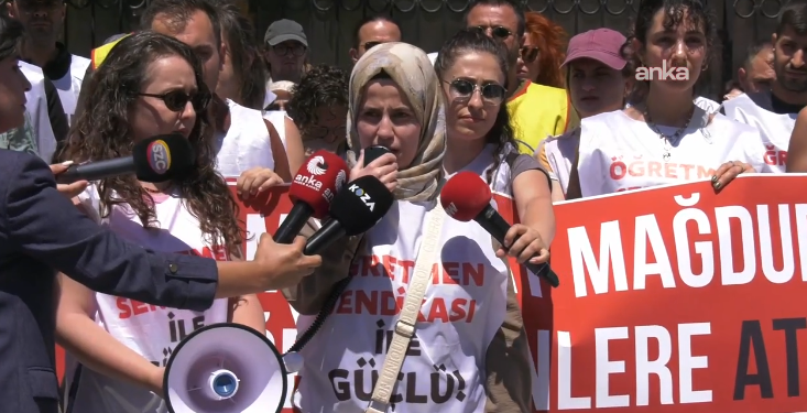 MEB önüne yürümek isteyen mağdur öğretmenlere müdahale