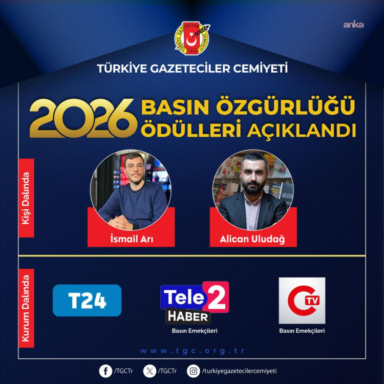 TGC 2026 Basın Özgürlüğü Ödülleri açıklandı