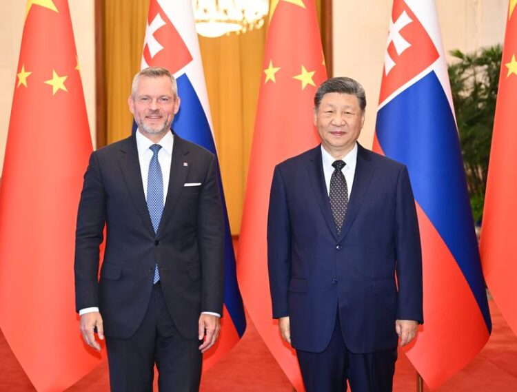 Çin Cumhurbaşkanı Xi, Beijing’de Slovakya Cumhurbaşkanı Pellegrini ile görüştü