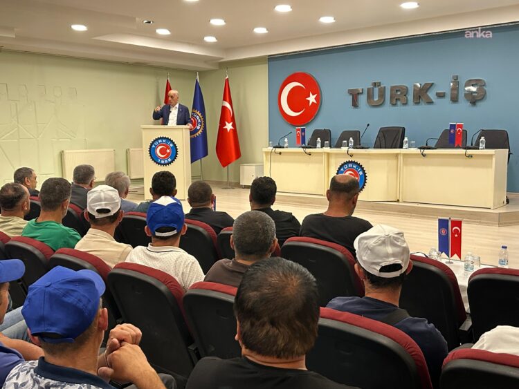TÜRK-İŞ’ten Doruk Madencilik işçilerine destek