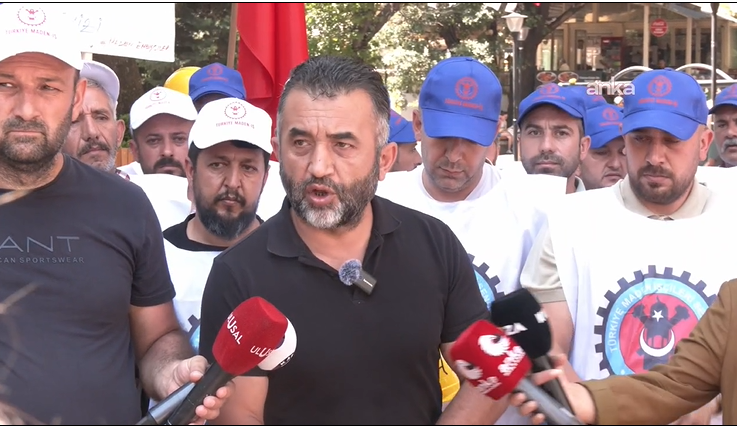 Doruk Madencilik işçileri: “Haklı taleplerimiz için elimizden geleni yapacağız”