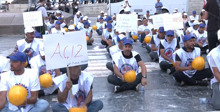 Türkiye Maden-İş üyeleri: “Hakkımızı almadan Ankara’dan ayrılmayacağız”