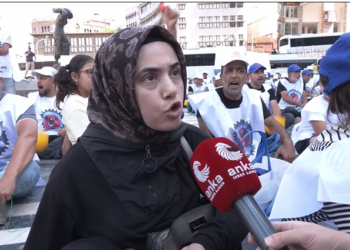 Doruk Madencilik işçilerinin aileleri de hak arıyor: “Çocuklara bez, mama alacak para yok”