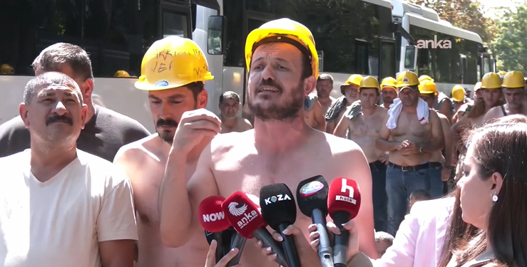 Madencilerden direnişin 9. gününde Enerji ve Tabii Kaynaklar Bakanlığı’na ödeme çağrısı