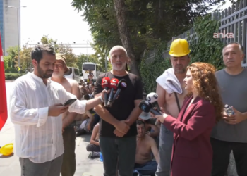 Madencilerin Enerji ve Tabii Kaynaklar Bakanlığı önündeki eylemi 10’uncu gününde