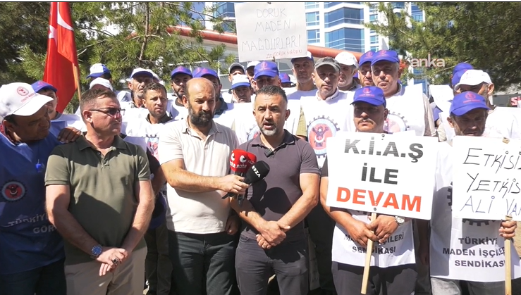 Türkiye Maden-İş Sendikası üyesi işçiler: “Yasal alacaklarımızı almadan Ankara’dan ayrılmayacağız”