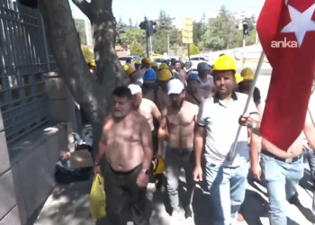 Madencilerin Enerji ve Tabii Kaynaklar Bakanlığı önündeki eylemi 12’nci gününde