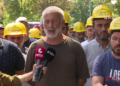 Madencilerin Enerji ve Tabii Kaynaklar Bakanlığı önündeki eylemi sürüyor