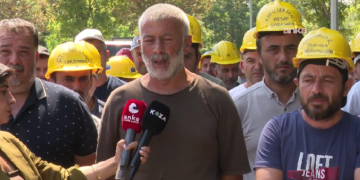 Madencilerin Enerji ve Tabii Kaynaklar Bakanlığı önündeki eylemi sürüyor
