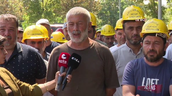 Madencilerin Enerji ve Tabii Kaynaklar Bakanlığı önündeki eylemi sürüyor