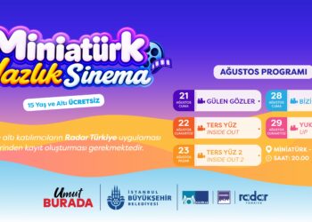 Miniatürk’te yazlık sinema günleri 21 Ağustos’ta başlıyor