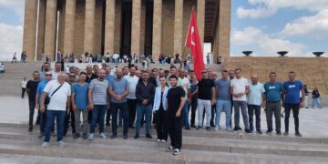 Doruk Madencilik işçileri Anıtkabir’den seslendi: “Ankara’dan ayrılmayacağız”