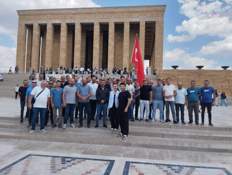 Doruk Madencilik işçileri Anıtkabir’den seslendi: “Ankara’dan ayrılmayacağız”