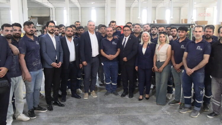 CHP’li Sarı, Diyarbakır’da fabrika işçileriyle bir araya geldi