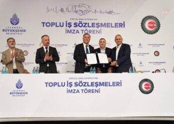 İBB ile HAK-İŞ’e bağlı 3 sendika arasında, 45 bin çalışanı kapsayan toplu iş sözleşmesi imzalandı