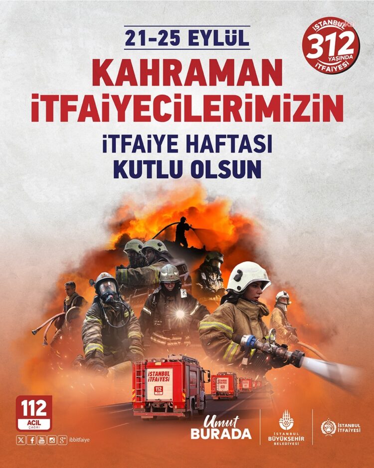 İstanbul İtfaiyesi, 312. kuruluş yılını kutlayacak