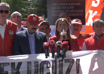 Çerkezoğlu: “8 ayda neredeyse 2 trilyon liramız bizlerden alınıp sermayeye ve iktidara aktarıldı”