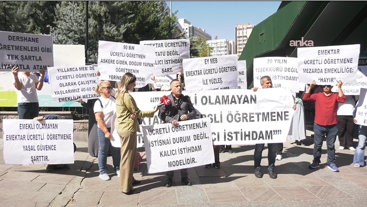 Ücretli Öğretmenler Dayanışma Derneği: “15-20 sene çalıştık, emekli bile olamadık”