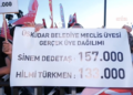Üsküdar’da vatandaşlardan Sinem Dedetaş’a destek