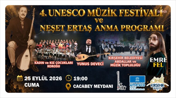Neşet Ertaş, vefatının 14’üncü yılında Kırşehir’de anılacak
