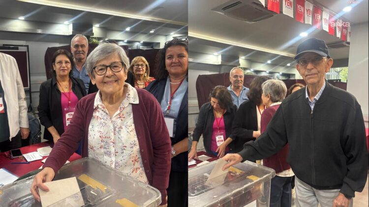 Özgür Özel’in anne ve babası YENİ Parti Şehzadeler ön seçiminde oy kullandı