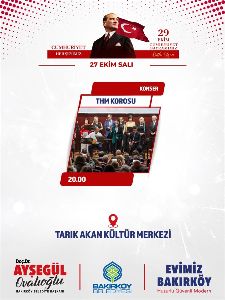 Bakırköy Belediyesi, Cumhuriyet Bayramı’nı zengin bir programla kutlayacak