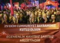 Binler Bakırköy’de cumhuriyet ve millet egemenliği için yürüdü