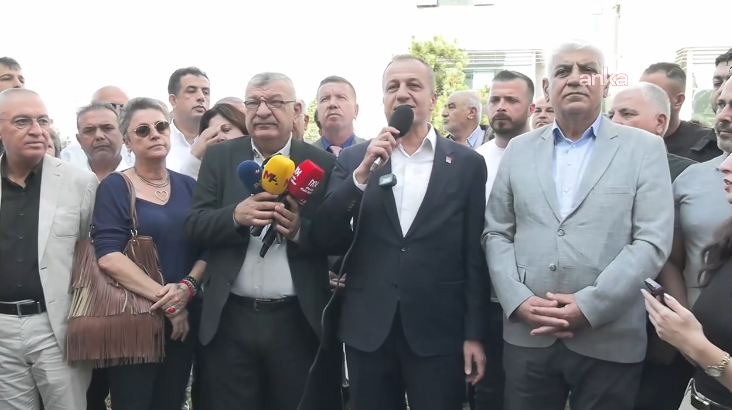CHP, Vahap Seçer’e destek için Mersin Adliyesi’nde