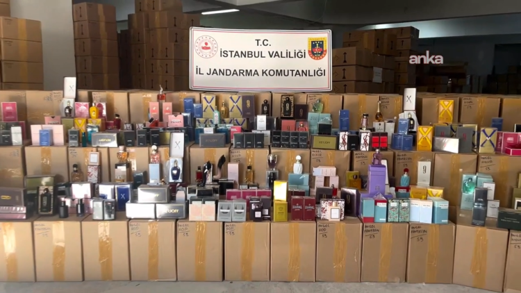 Bayrampaşa’da sahte parfüm operasyonu